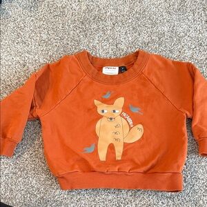 Orange Fox Sweatshirt Patagonia Kids